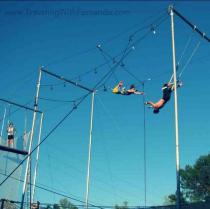 Fernando Panduro (@PanduroFernando) of the USA likes to treat himself to something pretty awesome: trapeze lessons! pic.twitter.com/ByXlTcGXdq