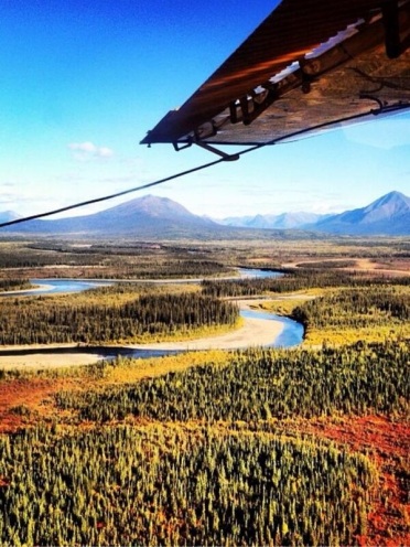 Shannon Croom (@ShannonCroom) of the USA got this while flying over remote Alaska: http://t.co/w4W8B69YPv